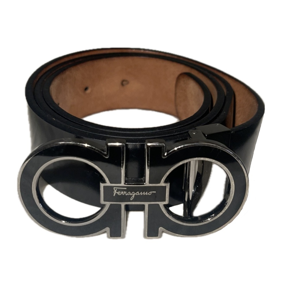 Black Womens Ferragamo Belt